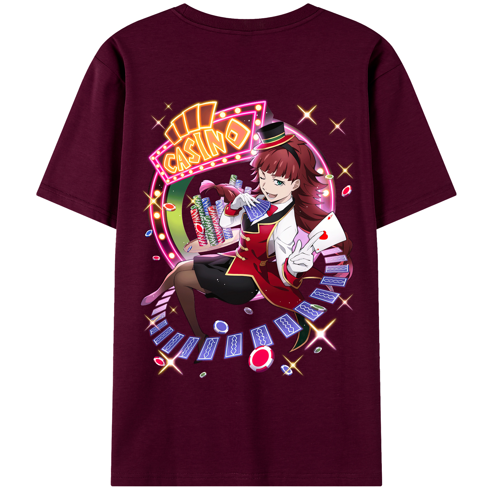 （画像用） 文豪ストレイドッグス Bungo Stray Dogs レディース半袖Tシャツ(バックプリント)